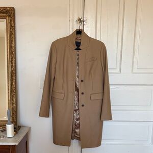 J. Crew Women's Camel Wool Coat